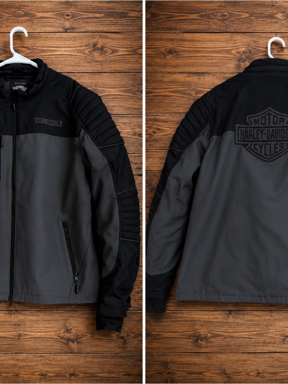 Harley-Davidson Black and Gray Lightweight Rider Jacket